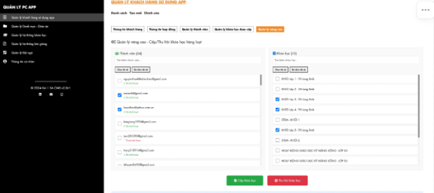 Phần mềm học liệu giảng dạy Star Academy